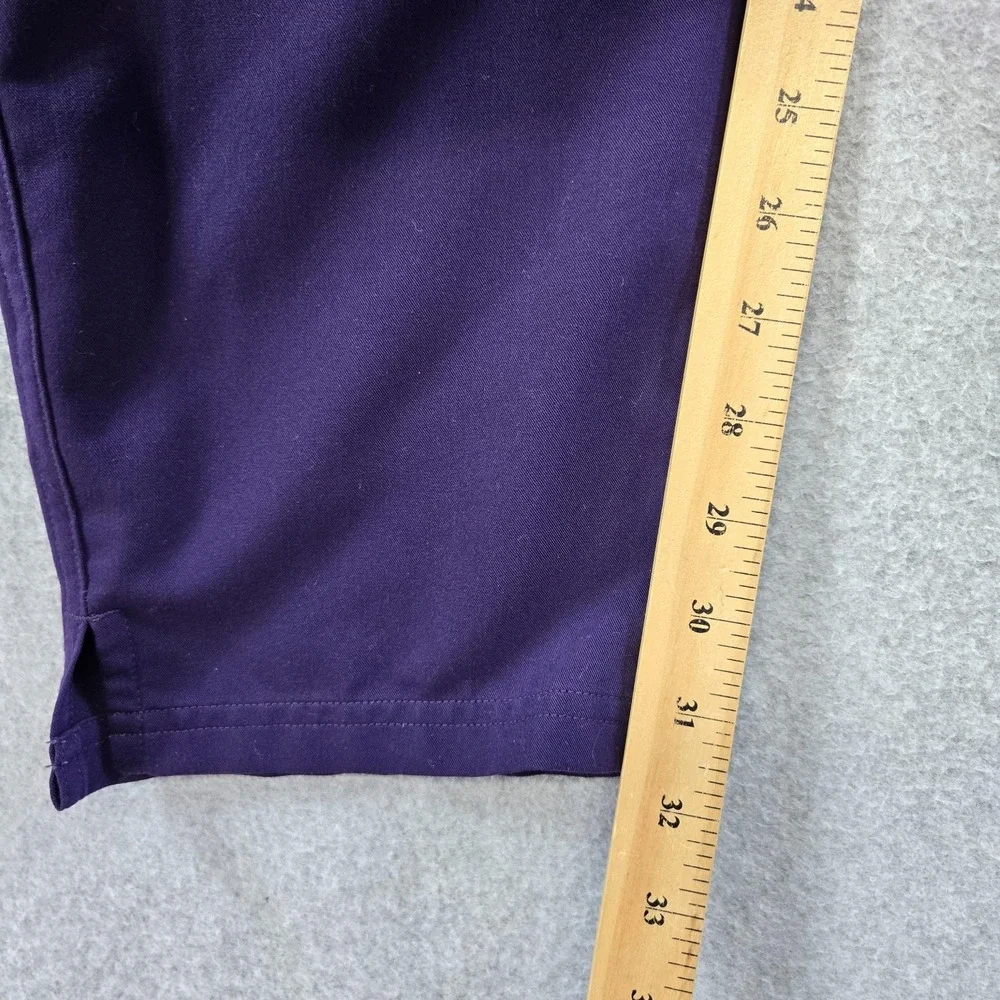 FIGS Pants Mens 36x32 Purple Cargo Relaxed Knit Polyester Viscose‎ Spandex